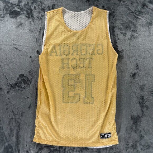Epic Sports Reversible Basketball Jersey Men S Georgia Tech Yellow Jackets #13 - Picture 4 of 8